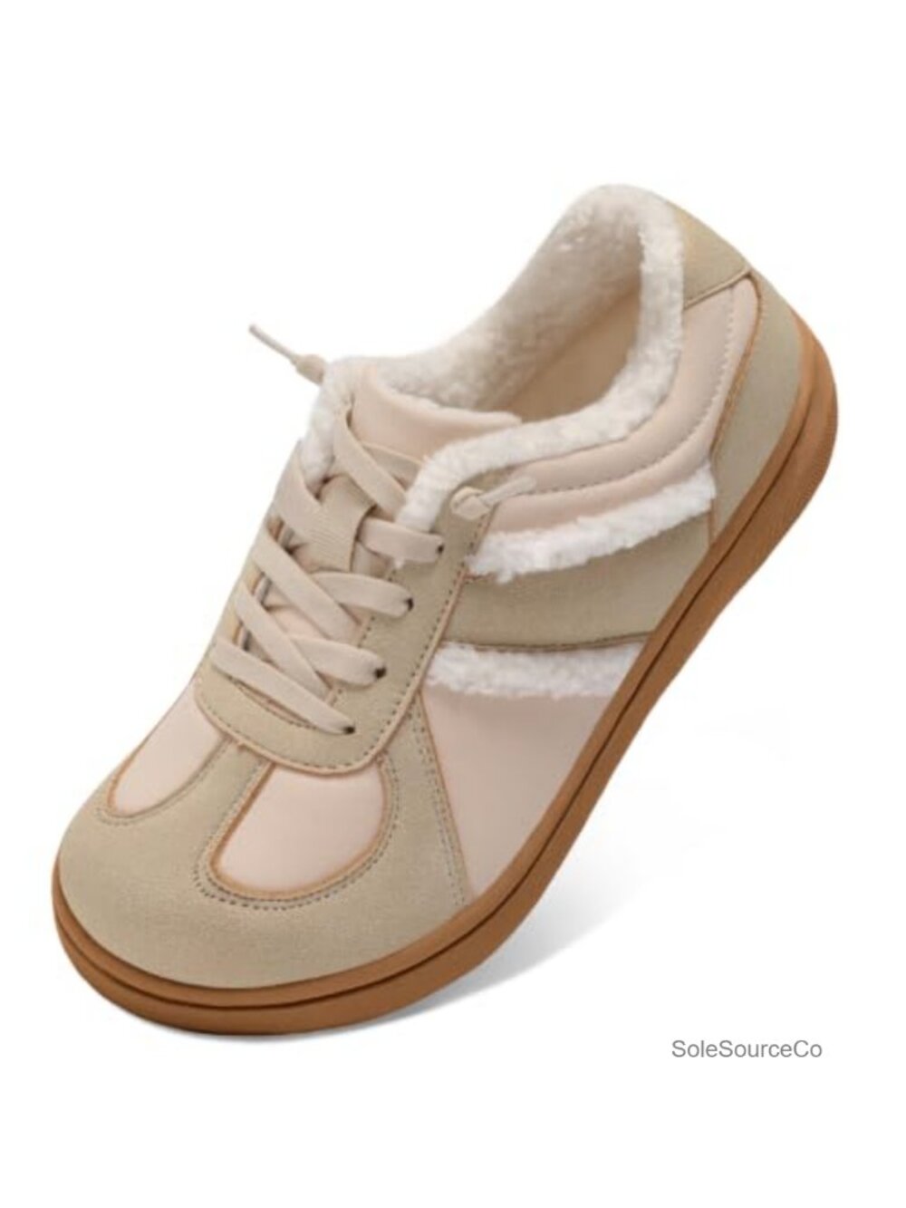 Women's Fleece-Lined Fashion Sneakers Warm Winter Casual Slip-On Shoes